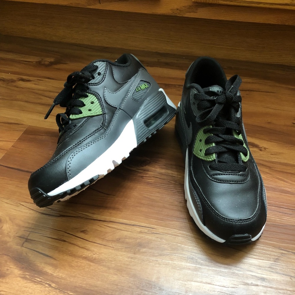Nike Air Max black grey and olive